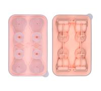Silicone Ice Tray, 3D Cats Molds, Ice-Cubes Makers | 4 Cavities, Cute Design, For Juice, Bourbon, Parties, Camping & Travel