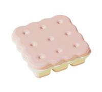 Silicone Ice Tray - Cookie Shape Mould for Bar | Flexible BPA Free with Soft Bottom, Cold Block Freezer Accessory, Cocktail Whiskey Coffee Wine Chilling, Kitchen Storage Solution