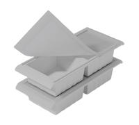 Silicone Ice Tray - Multi Grid Airtight Freezer Container, Flexible Silicone Cubes for Freezing Leftovers Sauces Broth Meal Prep Baking and Smooth Release, Ideal for Kitchen Home Restaurant Cooking St