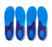 Silicone inside inside absorption de choc douce ventilate u en forme de talon de conception de talons sports intérieure pour femmes hommes (L)