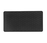 Silicone Isolation Pad Rectangulaire Noir, Taille 31 x 16 cm, Résistant à la Chaleur - Protection Thermique Flexible, Antidérapant pour Cuisine et Table