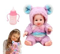 Silicone | Jouet Interactif Sûr Sans Odeur avec Meubles - Poupées Reborn Bébé Réalistes ,Pour Garçons Filles Enfants Famille Anniversaire Vacances Noël Jour des Enfants