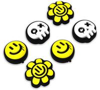 Silicone Joystick Cap for Switch 2 Joycon Cover Stick Analog,Thumb Grips Caps for Nintendo Switch 2 Joystick Joystick-Happy and Sad Style,6 Pieces