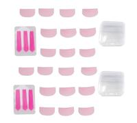 Silicone Lash Lift Kit 3 Sizes | for Home/Salon (Bloc rose + ruban de couverture rose rouge)