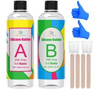 Silicone Liquid Rubber 1,000ml Pour Fabrication de Moules Mélange 1:1 pour Résine, Moulage, Artisanat