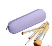 Silicone Makeup Bag, Portable Toiletry Organizer, 8.66x2.36in Multifunctional Cosmetic Pouch, Travel-Friendly Design, Makeups Brush Holder for Home and Travel, Stylish Storage