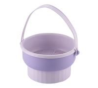 Silicone Makeup Brush Cleaner Bowl - Textured Cleaning Mat With Built-In Drying Rack, Compact Cosmetic Washing Cup, Soft Bristled Tool Scrubber, Reusable Care Accessory | For Beauty Sponges Brushes Ho