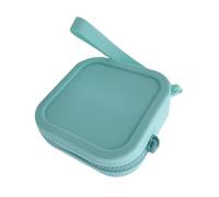 Silicone Makeup Pouch - Sac De Cosmétique De Voyage, Étui De Toilette Imperméable | Sac De Maquillage Flexible Doux, Fermeture De Fermeture Éclair Durable Avec Une Propre Pour Le Stockage Et L, Green