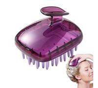 Silicone Massage Brush, 3.31x2.68x2.76 Inch Silicone Scalp Massager for Hair, Anti-Slip Scalp Shampoo Brush, Soft Bristle Hair Scrubber, Removable Hair Washing Brush, Scalp Massage Brush for Wet Hair