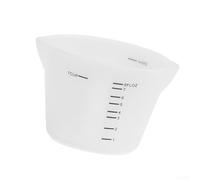 Silicone Measuring Cup Set 250ml 500ml Clear Scales(250ml8oz)