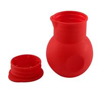 Silicone Melting Pot Melt Butter au chocolat Sauce au lait de feuille de lait Kit micro-ondes créatifs outils cuisine 1 pièce rouge..