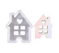 Silicone Mold Casting - Houses Non-Stick DIY Mould For Mini Candles And Plaster | Creative Decoration Mold For Soap, Craft Gift, Table Ornament, And Home DIY Projects