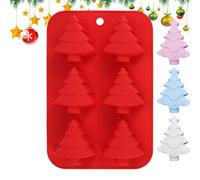 Silicone Mold | Cavity Candy Baking Trays | Xmas Tree Snowman Snowflake Gingerbread Star Man Molds | Christmas Shapes Mould for Cake Soap Ice Cookie Food Crafts Fondant Holiday