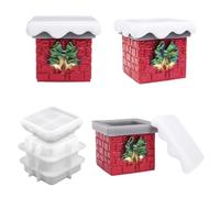 Silicone Mold | Chimney Silicone Mold | Heat-Resistant Easy Release Mould for Art Project Making Epoxy Resin Plaster Clay Decoration