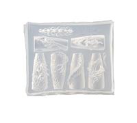 Silicone Mold Dragon Year Nails Molds Art Decorations Mould Stencils Carving Templates Salons Supply DIY Nail Stamping Plate