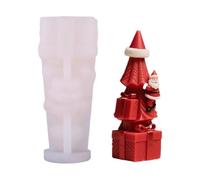 Silicone Mold, Festive Santa Figure, Crafting Wax Supplies, Easy Demolding, High Heat Resistance, Arts Crafts & Sewing Category, Large 6 Inch Design, Living Room Bedroom Window