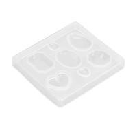 Silicone Mold for Resin Jewelry Making, Transparent and Flexible with Various Shapes, Perfect for DIY Crystal Crafts, Resin Art Supplies for Wedding Decor, Crafts & DIY Projects