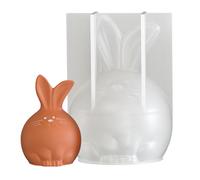 Silicone Mold - Rabbit Silicone Mold | 3D Geometric Facet Siliconee Thanksgiving Home Decor, Rabbit Aromatherapy Mouldf, Or Birthday Party Offices Home Room Desk Desktop Weekday School Dormitory