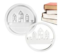 Silicone Mold - Silicone, 7.68x7.68in Design Mold Durable & Reusable | House-Shaped Epoxy Resin Molds DIY Craft Tool, Silicones Casting Molds For Ornaments, Home Decor, Gift Making