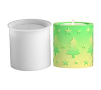 Silicone Molds, Christmas Resin Casting Kits, Non-Stick Craft Supplies Set, Epoxy Soap Plaster Wax, Non Stick Flexibility Home Decor Party Favors, Kids Adults Beginners, Flexible Embossed Tree Design