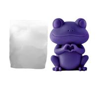 Silicone Molds For Candles - 3D Animal Shape Easy Release Craft Mould | DIY Dog Frog Turtle Puppy Candle Mold For Home Indoor Handmade Candle Making Easter Birthday Party Family Friends