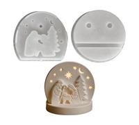 Silicone Molds for Crafts | Easy Release Handmade Nativity Scene | Jesus Family Resin Casting Mold - for Table Ornament Christmas Decoration