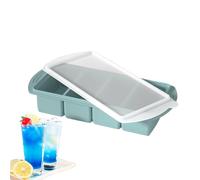 Silicone Molds, Freezer Tray, 11.81x5.12x2.2 Inch Soup Container, Flexible Four-Cavity Design, Heat-Resistant Kitchen Tool, Ideal for Wine, Champagne, Restaurant, Camping, Home Use