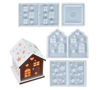 Silicone Molds - Reusable Easy Release DIY, Cute House Resin Mold, Food-Grade Flexible Silicone, High-Gloss Mirror Finish, Arts, Crafts & Sewing, Clear Finish For Arts