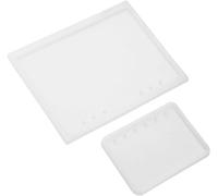 Silicone Mould, 2pcs A5 Et A7 Notebook Moulage En Résine Moules Bricolage 3d Résine Époxy Cristal Couverture Bloc-Noteskits De Bijoux