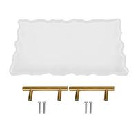 Silicone mould with Handle, One Piece Tray Mould for Large Trays, Coasters and Bowl Mats, High Temperature, Easy to Demould and Clean, Safe and Odorless