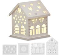 Silicone Moulds,4 Pieces For Hearts,Diy Christmas Silicone Mould,3d Effect,For Placing Candles,Plaster Moulding,Interior Decoration