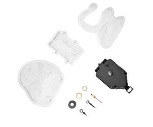 Silicone Moule D'horloge Chat Mouvement, pour Résine Époxy | Moule de Moulage Diy, Chiffres Arabes, pour Étagères et Bureaux, Kit Aiguilles, Débutants et Garçon et Filles