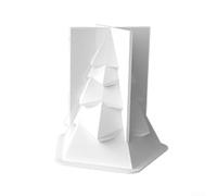 Silicone multi-usage pour la fabrication de bougies et de plâtre avec matériau plastique, résistant à la chaleur et facile à démouler pour les travaux manuels en résine (arbre de Noël origami