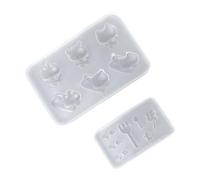 Silicone multifonction en forme de chat adorable pour la cuisson de savon en résine