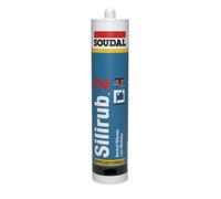 SILICONE Neutre SOUDAL SILIRUB 2 - SIGILLANT Neutre Alluminio Blanc Gris Noir