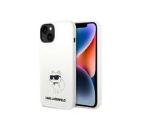 Silicone NFT Choupette - Coque pour iPhone 14 Plus (Blanc)