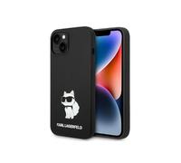 Silicone NFT Choupette - Coque pour iPhone 14 Plus (Noir)