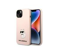 Silicone NFT Choupette - Coque pour iPhone 14 Plus (Rose)