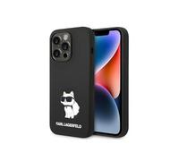 Silicone NFT Choupette - Coque pour iPhone 14 Pro Max (Noir)