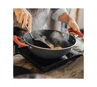 Silicone Nonstick Spatulas, High Heat Resistant to 480F,BPA Free, Slotted Spatula for for Fish, Eggs, Pancakes, Wok (Black)