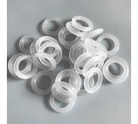 Silicone O-Rings,300 Pieces Keypad Shock Absorbers O-Ring Seals Ring Cap O Ring for Mechnial Keyboard