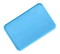 Silicone Painting Mat - Art Craft Tray | 61x40cm Drawing Activity Pad with Raised Sides for Jewelry Making Drawing Creation DIY Resin Pouring Paper Cutting Clay Work Home School
