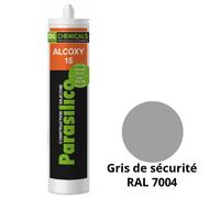 Silicone Parasilico Alcoxy 15 DL Chemicals - Gris sécurité RAL 7004