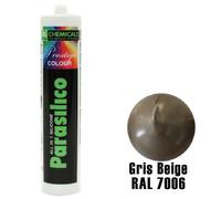 Silicone Parasilico prestige colour DL Chemicals RAL 7006 - Gris beige