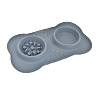 Silicone Pet Food Bowls, Spill-Proof Dog Feeding Bowls, Soft Slow Feeders, Anti-Gulping Design, Flexible and Non-Slip, Ideal for Dogs, Puppies, and Cats