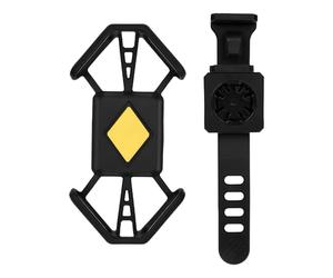 Silicone Phone Holder - Bike Support Clip for Outdoor Travel | Shock Absorption Design with Flexible Grip, Secure Mounting System, Easy Installation, Perfect for Adult Men Kids Children Co