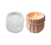 Silicone Planter Mold, 3D Sweater Pot Mould, Knitted Concrete Casting Form | Knitted Sweater Design, Flexible Silicone Casting Mold, 3D Planter Bowl Form, for Epoxy Resin Cement Plaster Candle Crafts