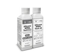 Silicone pour moulage Traslucide 1:1 R PRO TECH 45, Facile à Utiliser, très résistant et non toxique, idéal pour résines, cire, plâtre et autres matériaux (500 gr)