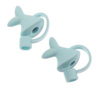 Silicone pour Pailles, Embout en Forme de Queue Marine | Pailles 6 à 8mm et Gobelets à Paille, Lavable au Lave-vaisselle, Transport Facile Couleur Aléatoire