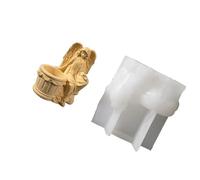 Silicone pour pots de fleurs, figurine d'ange, plantes grasses, pot de fleurs facile à démouler, outil artisanal, résistant aux hautes températures en silicone